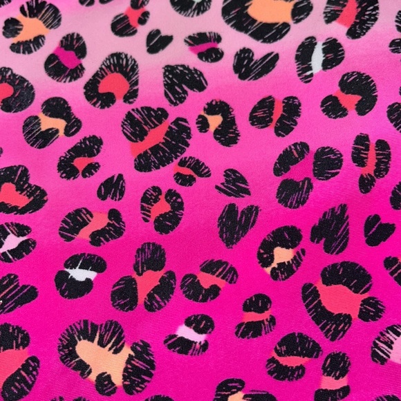 Hot Pink Leopard Print Infant One Piece Swimsuit- Size 24 Months - Picture 4 of 4